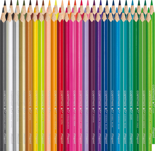 Maped Lápices De Color Triangular De Colorpeps 48 Paquete