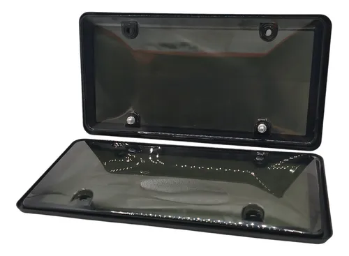 comprar Porta Placas Negro Ahumado (juego)