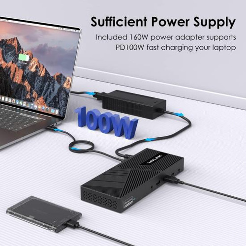 Docking Station Displaylink Wavlink Para 3 Monitores