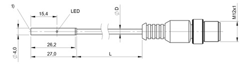 Detector De Proximidad Inductivo Balluff Bes00j9, Pnp, 1.5mm