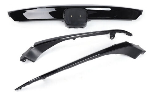 Fit For 2018-2019 Honda Accord Front Upper Black Grille Ttb