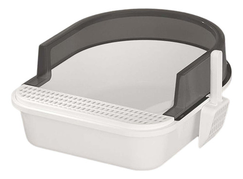 Caja De Arena Para Gatos, Bandeja De Arena Para Negro L