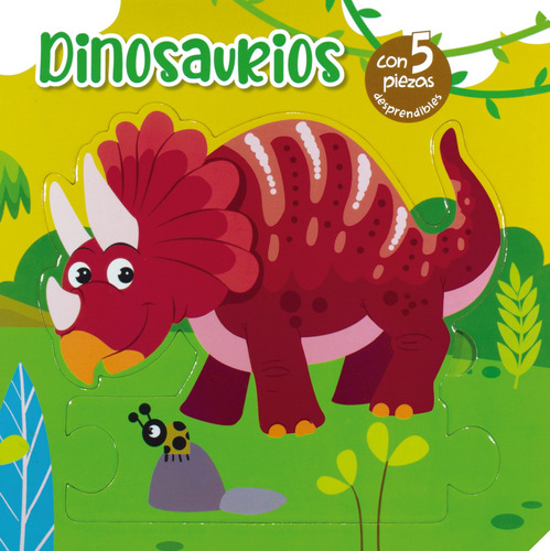 Libros de Rompecabezas: Dinosaurio, de Varios. Serie Libros de Rompecabezas: Animales Fantásticos Editorial Silver Dolphin (en español), tapa dura en español, 2021