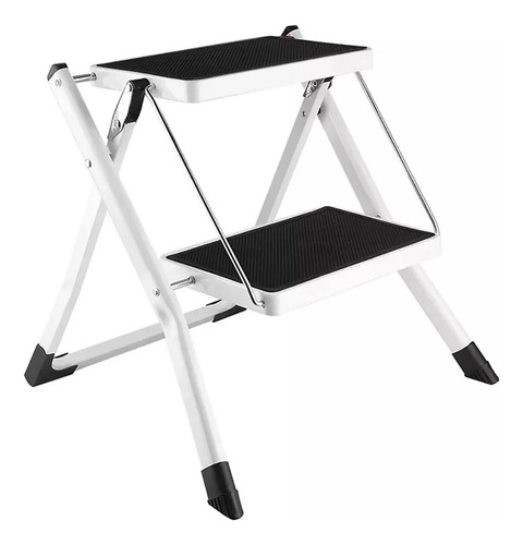 Escalera Multiuso Plegable 2 Peldaños Ultra Compacta