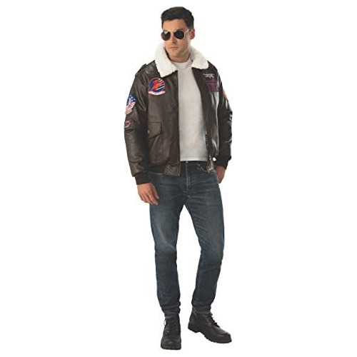 Chaqueta De Bomber De Disfraz Top Gun (película Clási...