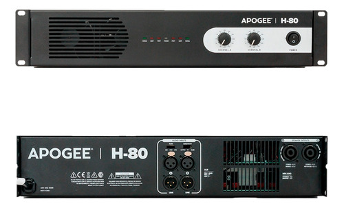 Amplificador De Potencia 8000w Apogee H80 Profesional P