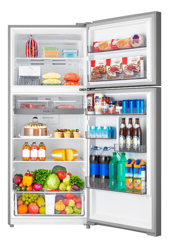 Geladeira Frost Free Duplex 473l Inverter Cor Inox Midea Cor Inox