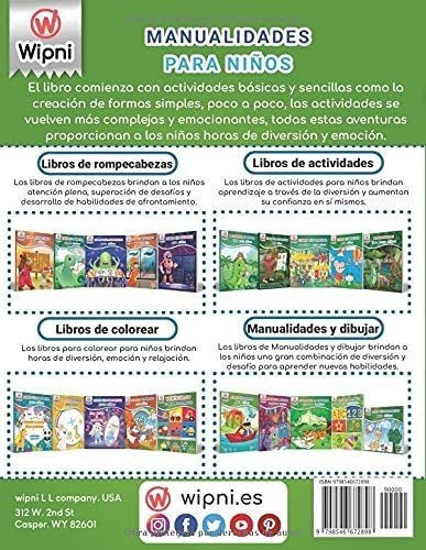 Libro De Origami Para Niños Papiroflexia Para..., De Wipni Es. Editorial Independently Published En Español