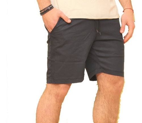 Imagen 3 de 6 de Bermuda China Gabardina Lisa Spandex 5 Bolsillos Calidad.