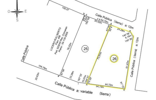 Lote Venta Cortaderas Merlo San Luis