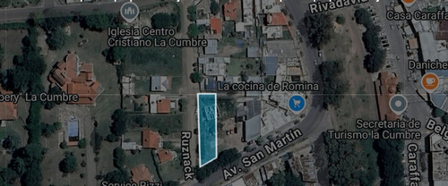 Lote Esquina En Av San Martin Y Ruznack La Cumbre