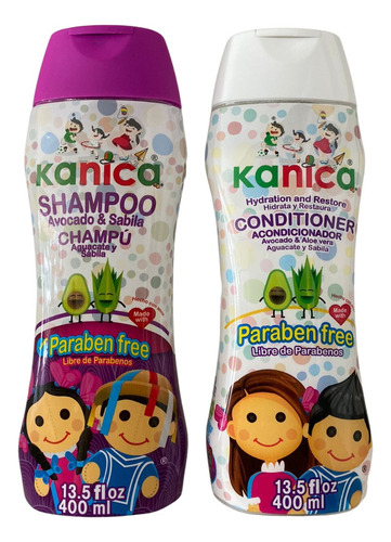 Kit Kanica De Shampoo Y Acondicionador