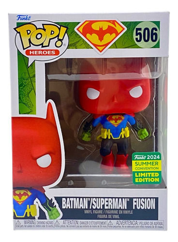 Funko Batman/superman Fusion # 506 Sticker Scc 2024 Limited