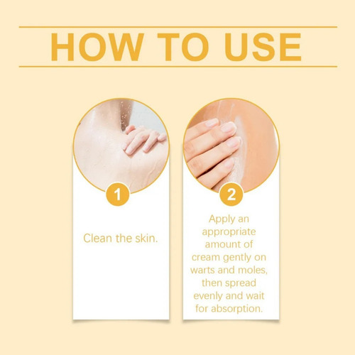 Bee Verrugas Lunares Etiqueta La Piel Crema 1pcs
