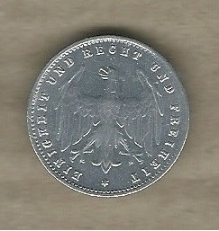 Alemania Weimar 1: 200 Mark 1923j Aluminio Vf+ C904