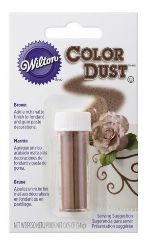 Color Comestible Color Marron Wilton Para Aperlar Pasteles