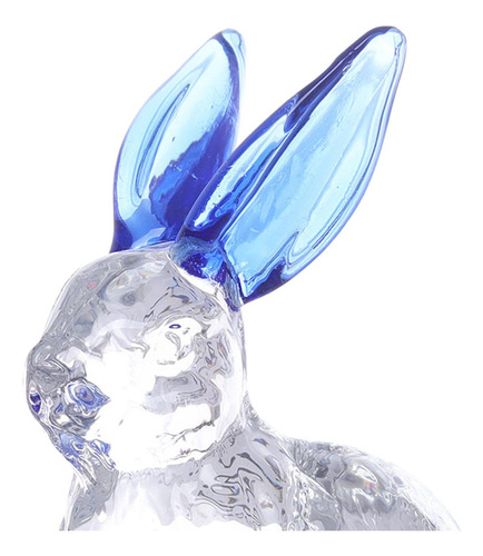 Estatuilla De Conejo, Figura Decorativa, Estatua De , Azul