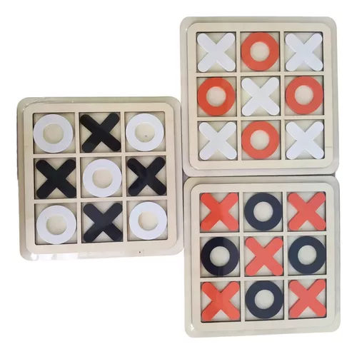 JoyCat Tic Tac Toe Mini juego de mesa para niños y familiares