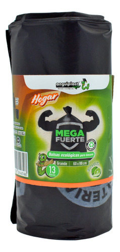 10 Rollos Bolsa Para Basura 60 X 80 Aroma Limón Anguiplast