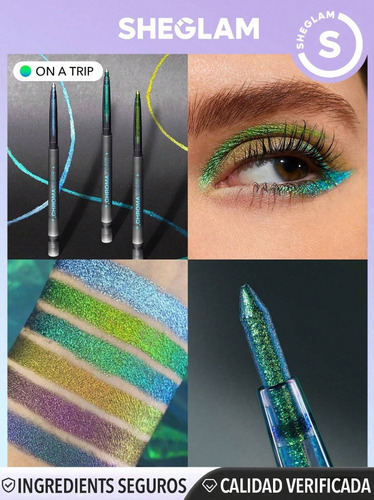 Sheglam Delineador En Gel Multicromático Chroma Zone