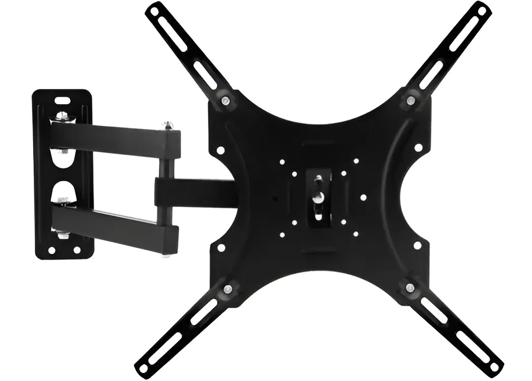 Soporte TV Monitor de Pared con Brazo Móvil para Pantallas de 14 a 55 Pulgadas, Negro