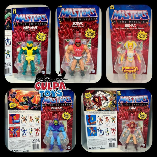 --- Culpatoys Motu Origenes Principe Adam Y Ver. Americana (Usado)