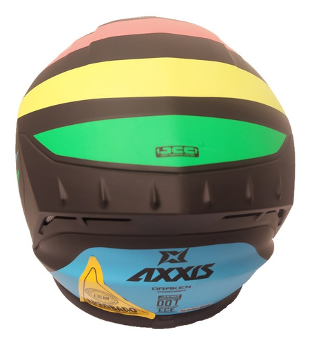 Casco Integral Axxis Draken Premier Azul Mate