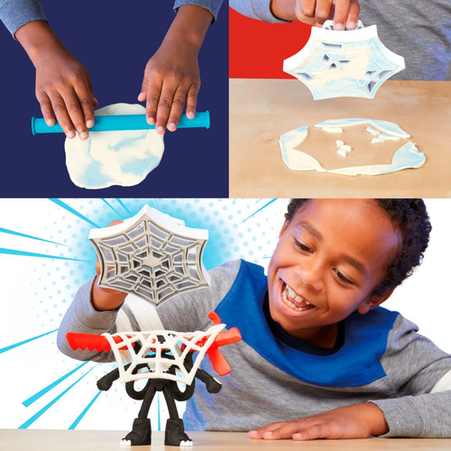 Set De Masas De Play Doh De Marvel Spiderman Lanza Y Atrapa