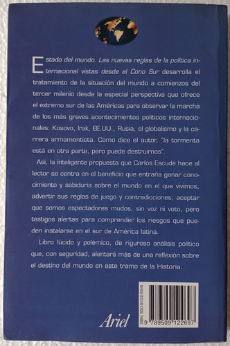 Estado Del Mundo. Carlos Escudé (Usado)