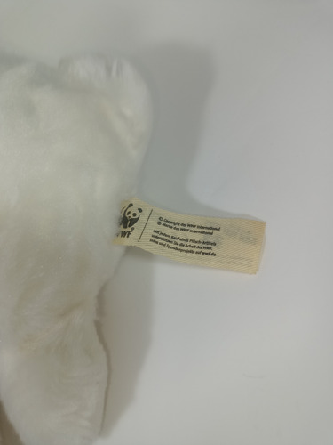 Peluche Conejo Blanco Wwf Original Importado 21 Cms