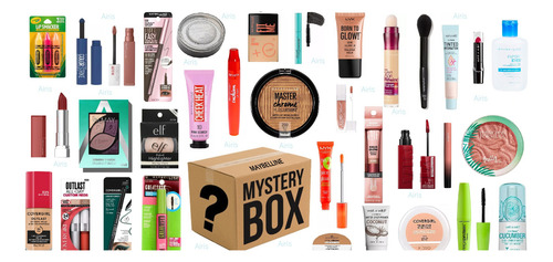 Mistery Box Maquillaje Maybelline Loreal Wetnwil Revlon 10pz