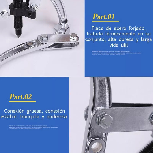 Extractor De Poleas Con 3 Brazos Reversible 6 Pulgadas