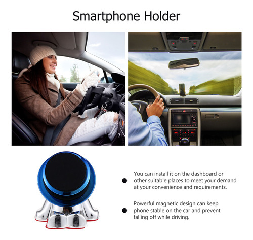 Soporte Magnético De Navegación Para Teléfono De Coche, Rota