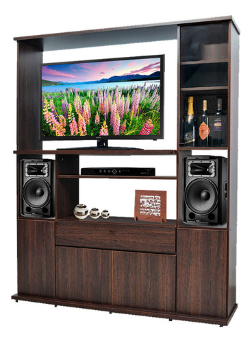 Mueble Modular Tv Led Audio Platinum 553 Varios Colores