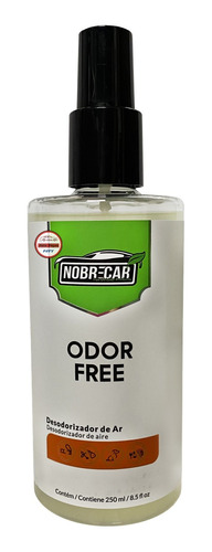 Odorizador De Ambiente Cheirinho Odor Free 250ml Nobrecar