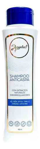 Shampoo Anticaspa Sin Sal Anyeluz 400 Ml Original 