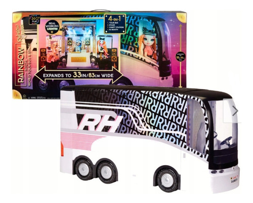 Rainbow High Vision World Tour Bus Stage Juego Lujo 4 En 1 
