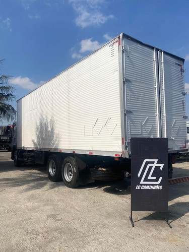 Imagem 8 de 18 de Vw 24-250 Truck 6x2 Ano 2010 Bau