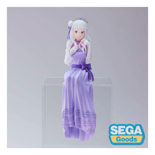 Figura Re Zero Perching Emilia Dressed Party