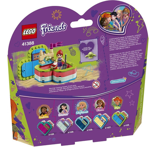 Lego Friends Caja De Corazón De Verano Mia Summer Heart Box