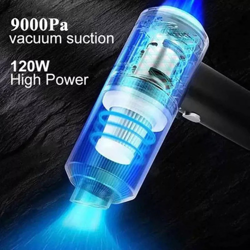 Aspirador Portátil Potente De Soplado Y Succión De 120 W;