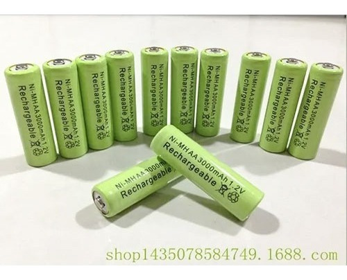 Kit 4 Baterias Ni-mh 1,2 V Aa  Recarregável 3000mah 1,2 