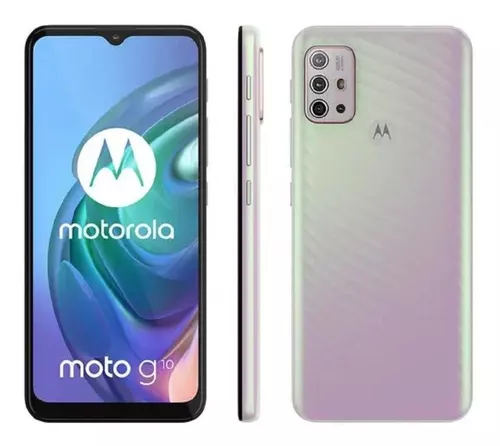 Motorola Moto G10 64gb Branco Floral Muito Bom - Usado