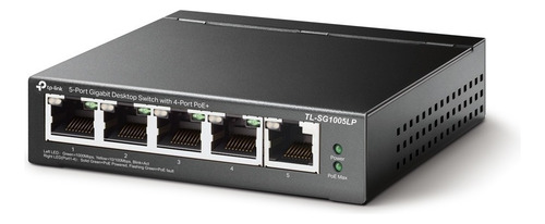 Switch Tp-link Gigabit Ethernet Tl-sg1005lp 5 Puertos 10gbit