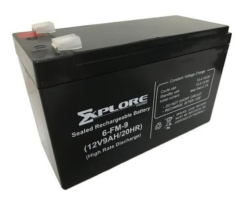 Imagen 5 de 5 de Batería Para Ups 12v 9ah Marca: Yvk Pro