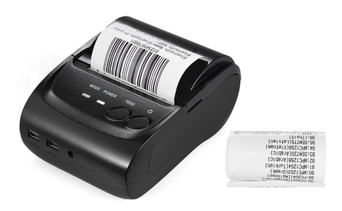 Impresora Térmica Inalámbrica Usb Pequeña De Portátil