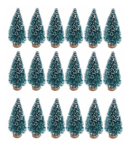 Sunreek 24 Piezas Artificial Mini Navidad Sisal Nieve Frost 