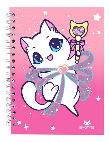 Syanne Libreta Sketchbook Hoja Blanca Gato Sailor Moon