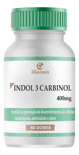 Indol 3 Carbinol 400mg 60 Capsulas