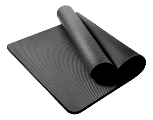 Mat Yoga Black 15mm Calidad A1 Sujetador + Bolso